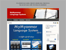 Tablet Screenshot of mymyanmar.net